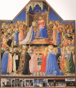 Fra Angelico The Coronation of the Virgin (mk05) oil painting picture